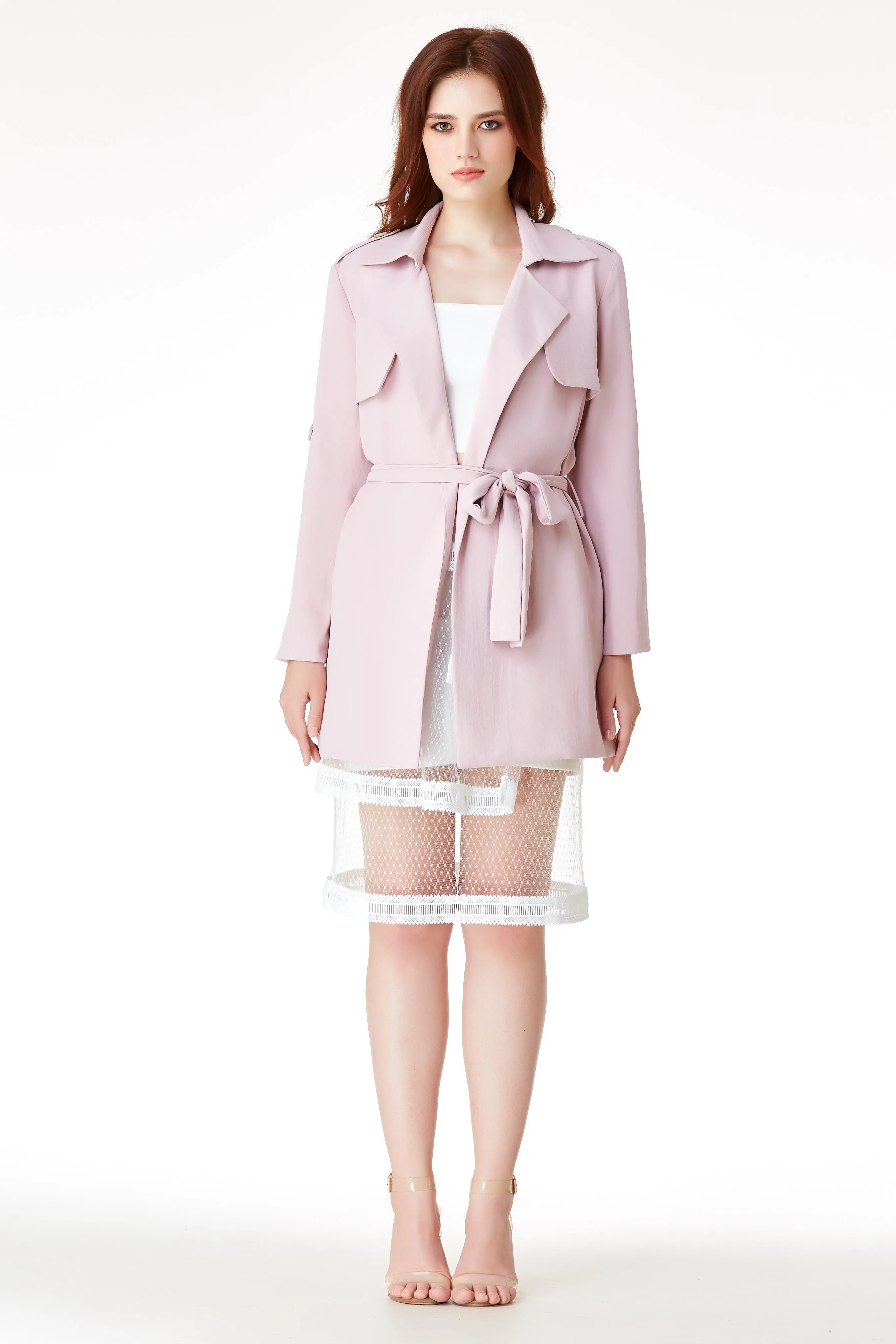 AW'18 Trench Coat - Pink