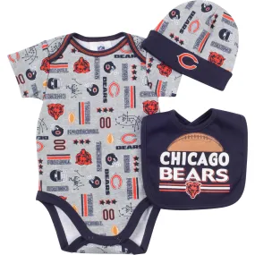 Baby Bears Fan Onesie, Cap and Bib