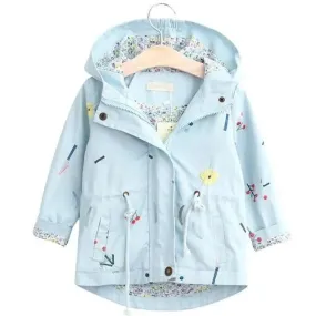 Kids Coat Drawstring Children Fashion Jacket