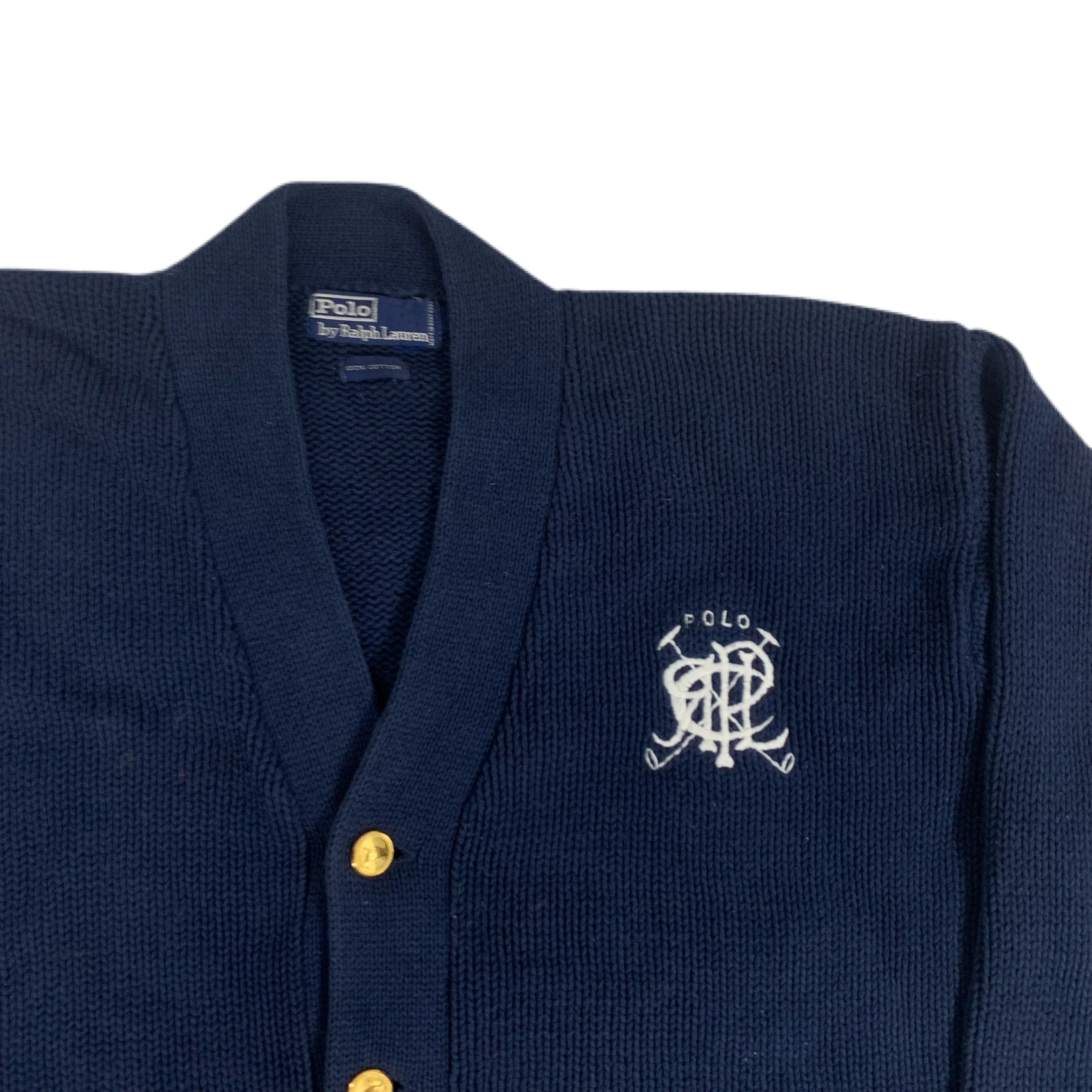 Vintage Polo Ralph Lauren "Crest" Heavy Cardigan